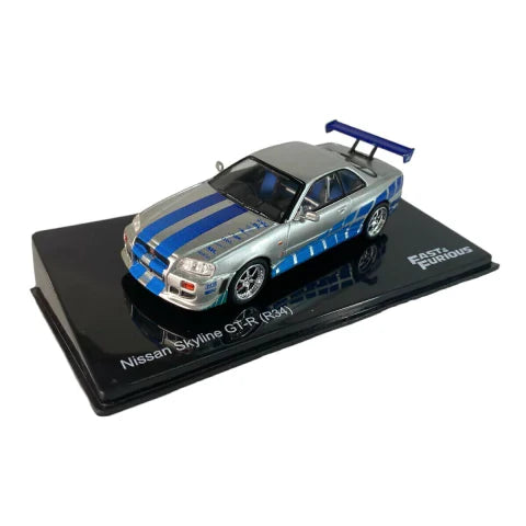 Coleção Velozes e Furiosos: Nissan Skyline GT-R (R34) - Escala 1:43 - Edição 02
