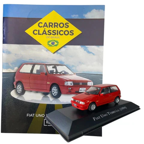 Carros Clássicos do Brasil: Fiat Uno Turbo i.e. (1994) - Escala 1:43 - Edição 04