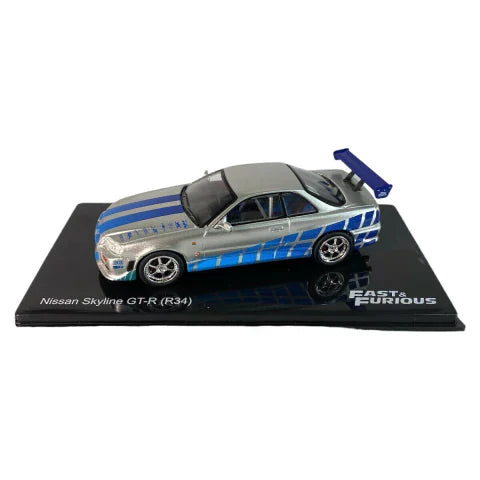 Coleção Velozes e Furiosos: Nissan Skyline GT-R (R34) - Escala 1:43 - Edição 02