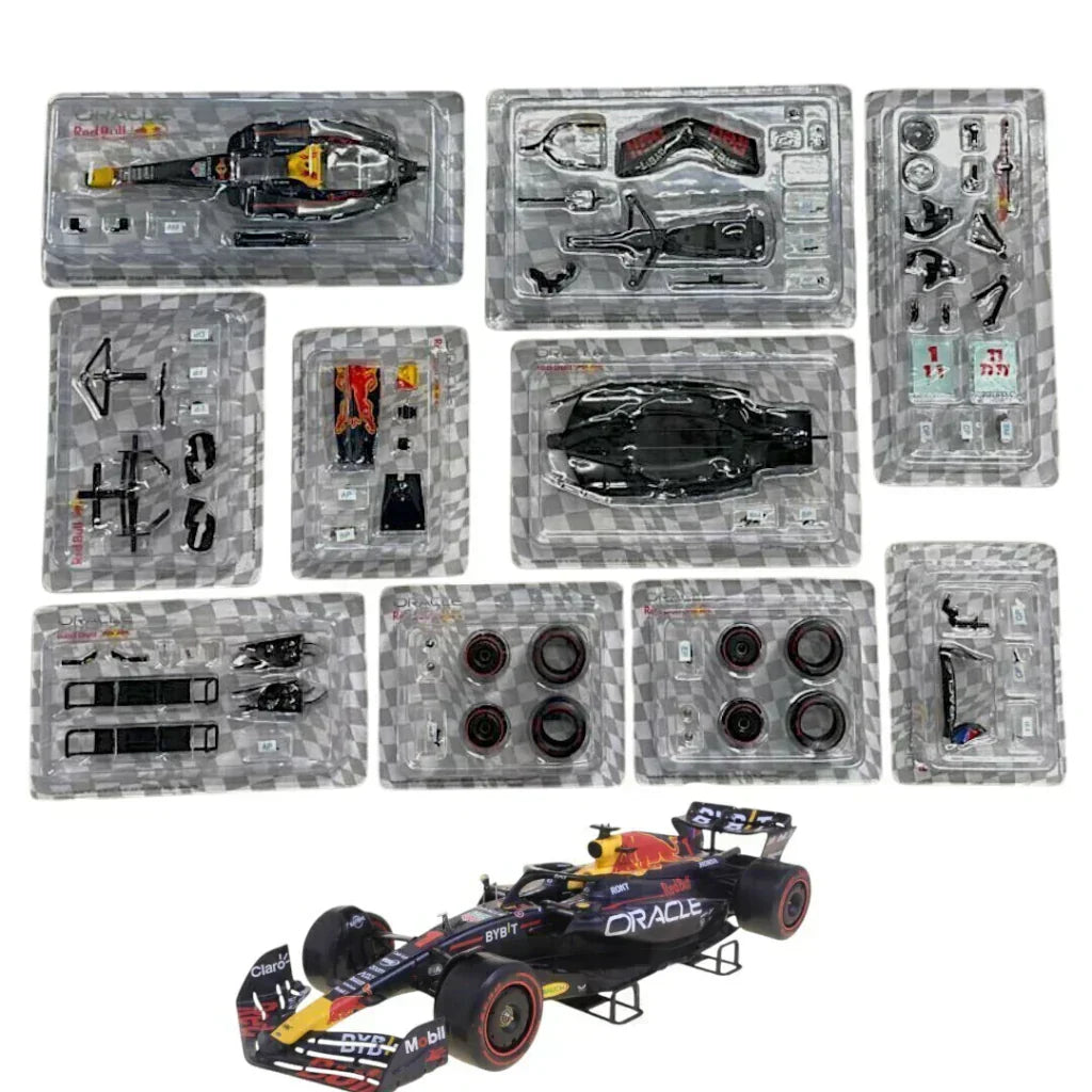 Automodelismo - Miniatura Red Bull RB19 para Montar - Escala 1:18 + Brinde Especial