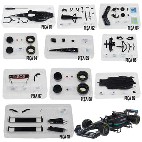 Automodelismo - Miniatura Mercedes-AMG Petronas F1 Team para Montar - Escala 1:18