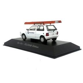 Veículos De Serviço: Fiat Uno Mille Telemar Telefonica - Escala 1:43 - Edição 22