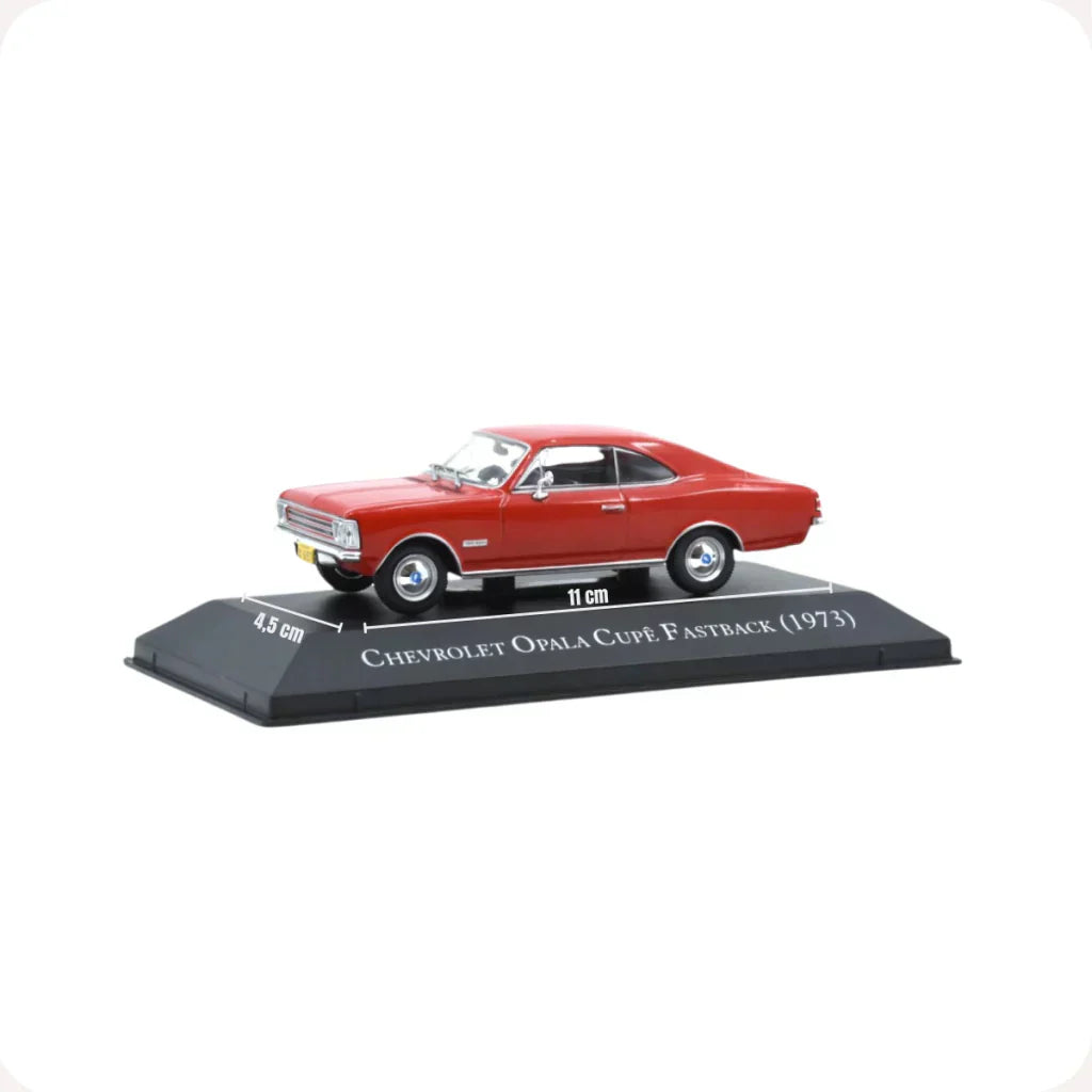 Carros Clássicos do Brasil: Chevrolet Opala Coupé Fastback (1973) - Escala 1:43 - Edição 19