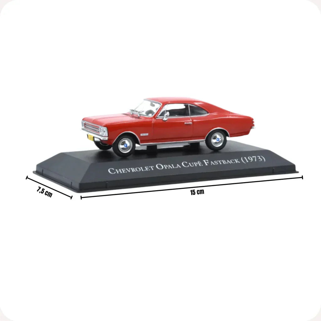 Carros Clássicos do Brasil: Chevrolet Opala Coupé Fastback (1973) - Escala 1:43 - Edição 19