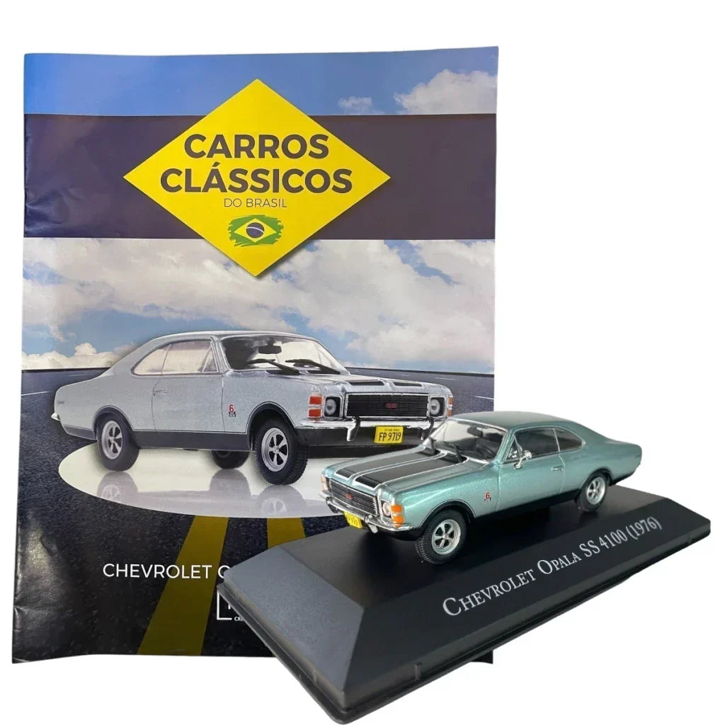 Carros Clássicos do Brasil: Chevrolet Opala SS 4100 (1976) - Escala 1:43 - Edição 01
