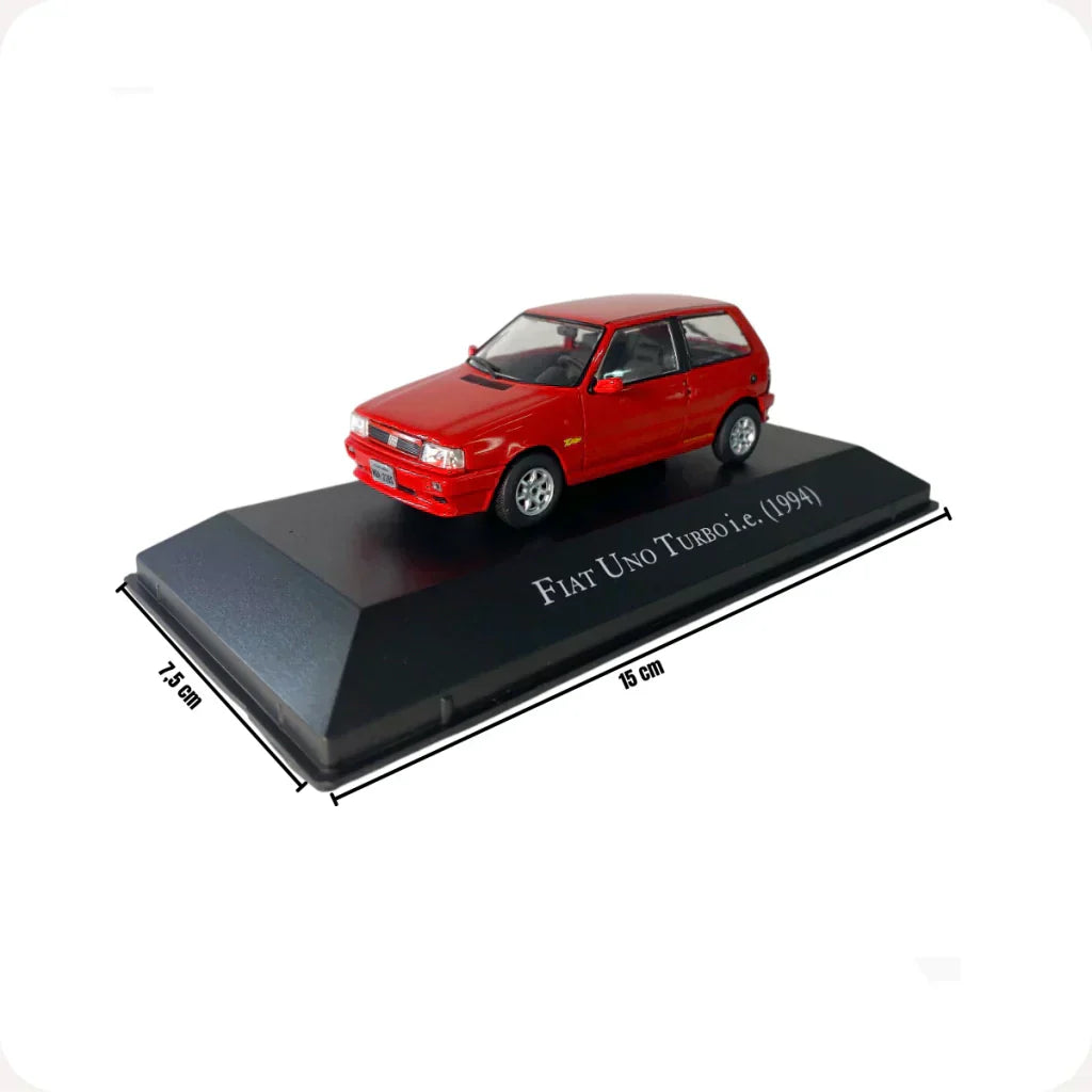Carros Clássicos do Brasil: Fiat Uno Turbo i.e. (1994) - Escala 1:43 - Edição 04