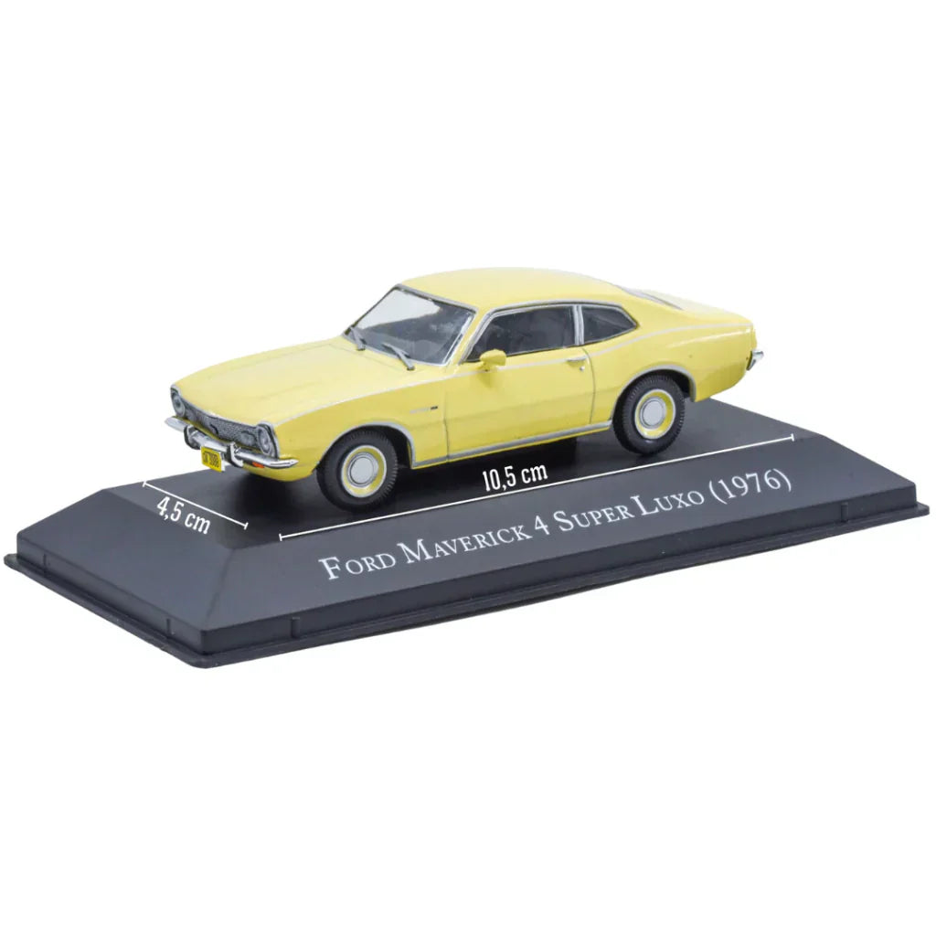 Coleção Carros Clássicos do Brasil: Ford Maverick 4 Superluxo (1976) - Edição 31