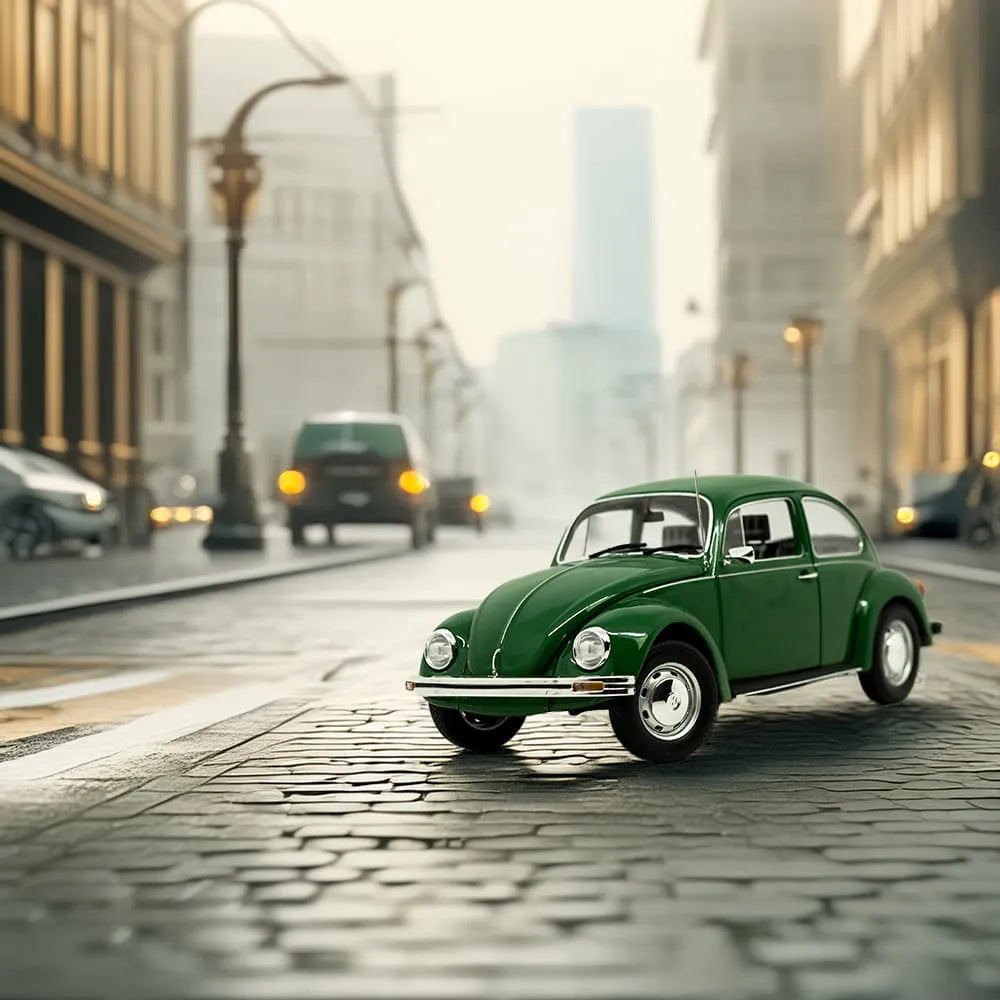 Miniatura Minichamps - Volkswagen Fusca Beetle 1200 (1983) - 1/18 - Verde