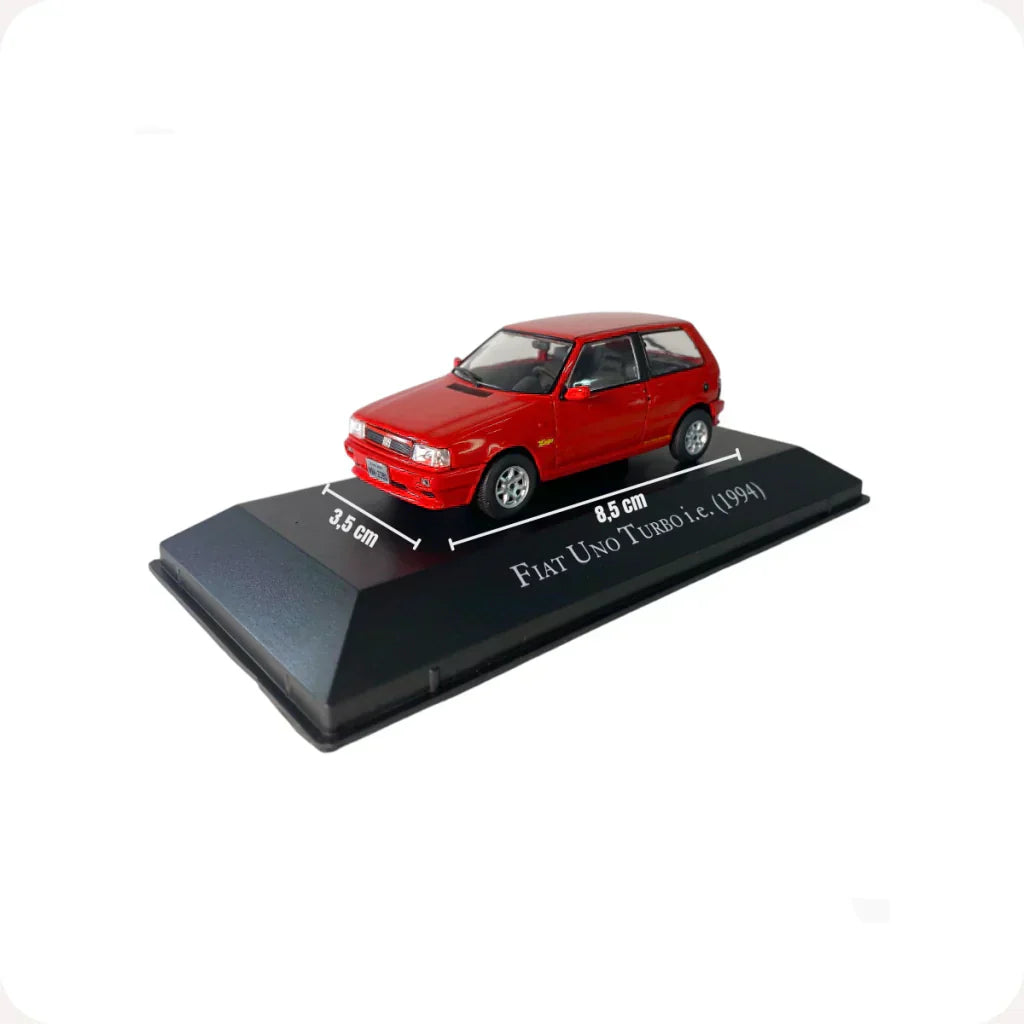 Carros Clássicos do Brasil: Fiat Uno Turbo i.e. (1994) - Escala 1:43 - Edição 04